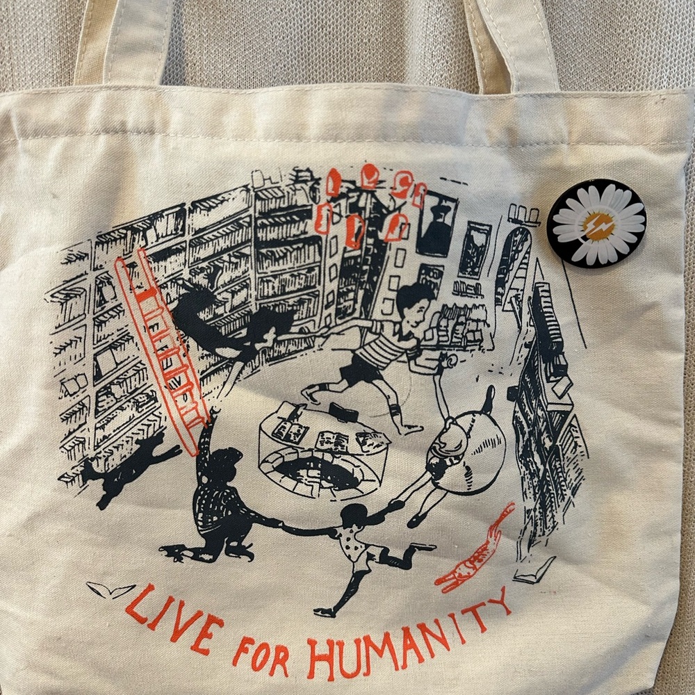 Cream Tote Bag
